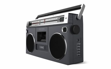 Ion Audio Retro Rocker Portable Retro-Style Compact store Boombox