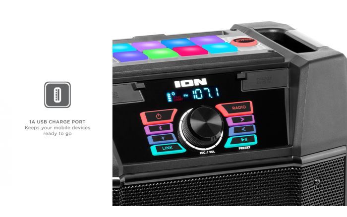 ION Explorer FX High-Power Bluetooth Speaker online Sound Effects IPX4