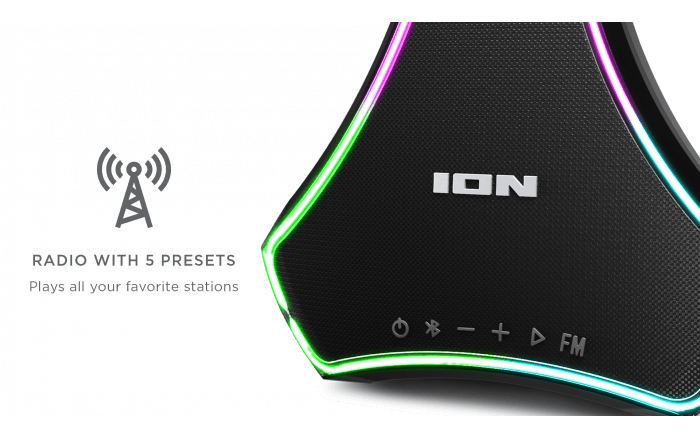 Ion Triumph IP67 Waterproof Floating on sale Boombox Bluetooth Speaker LED Illumination