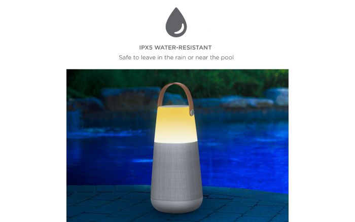 ION Audio Bright Max Indoor/Outdoor Speaker Bluetooth Lighting IPX5 store WATER-RESIST