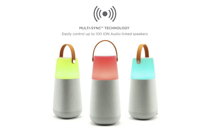 ION Audio buy Bright Max Indoor/Outdoor Speaker Bluetooth Lighting IPX5 WATER-RESIST