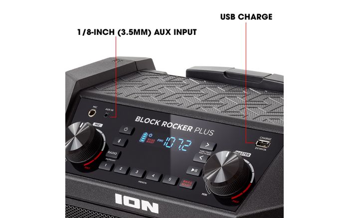 Ion audio block rocker plus 100w fashion