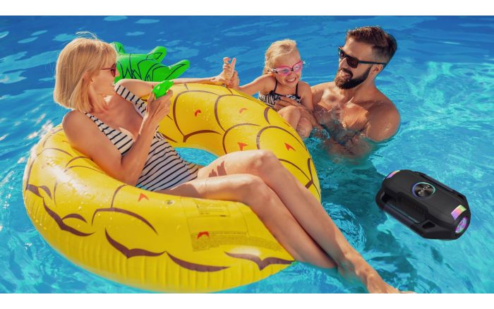 Fashion ion party float waterproof floating boombox